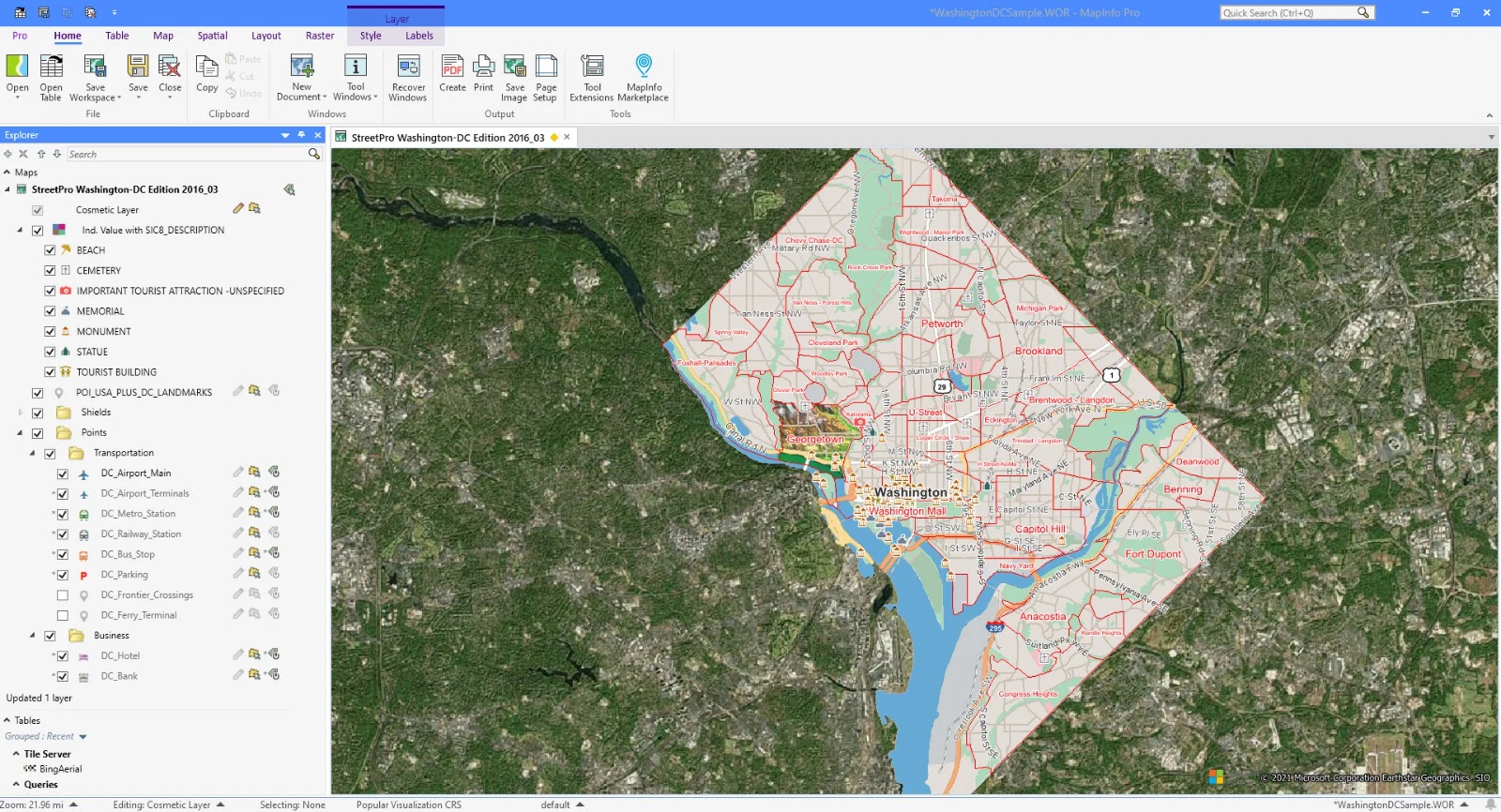 MapInfo Pro Viewer